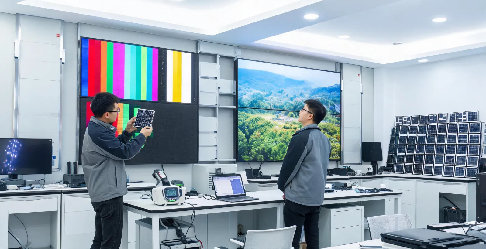 Planar display engineering workspace