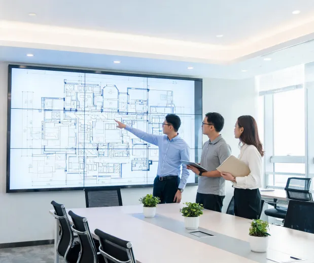 Customer planning room