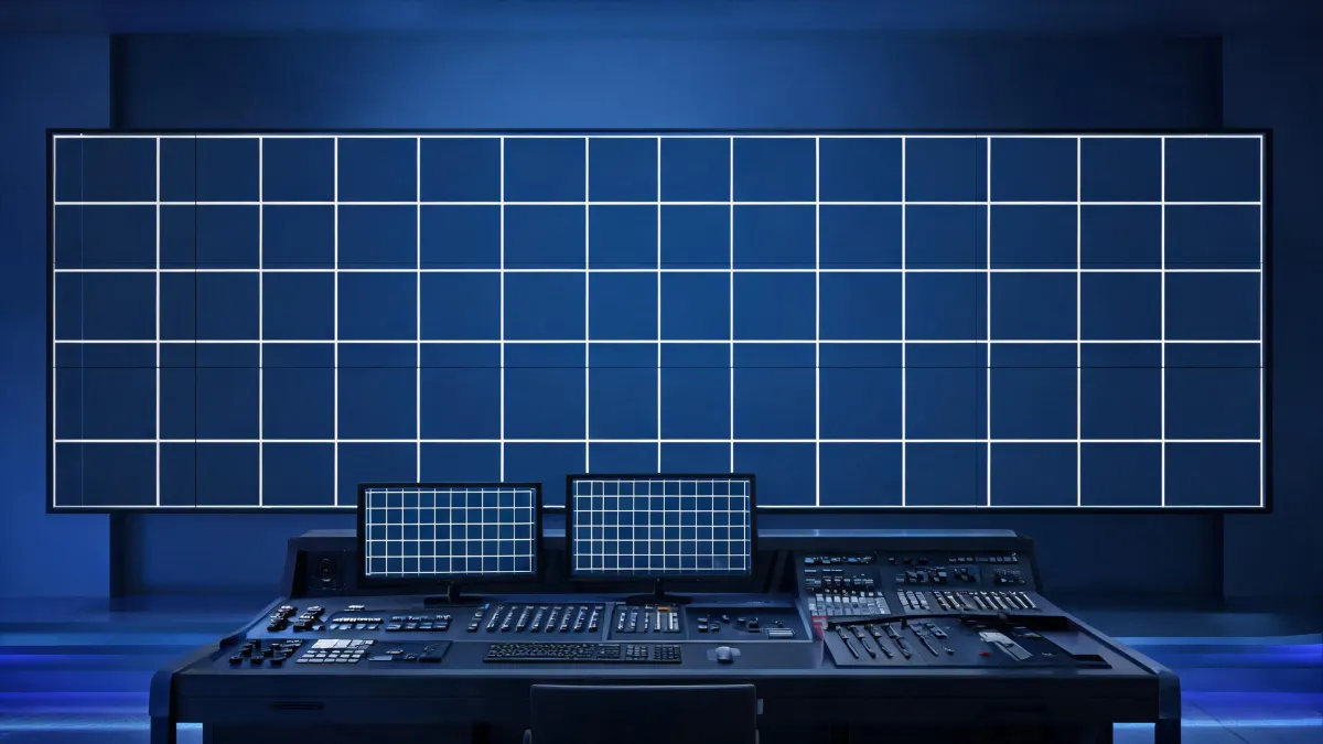 Planar LED display article feature