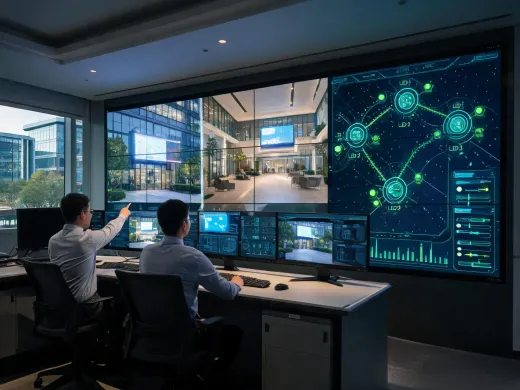 Digital signage command dashboard