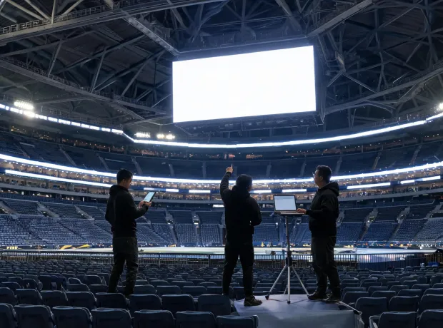 Sports stadium LED video board