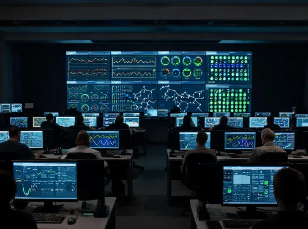 Operations control room LED wall