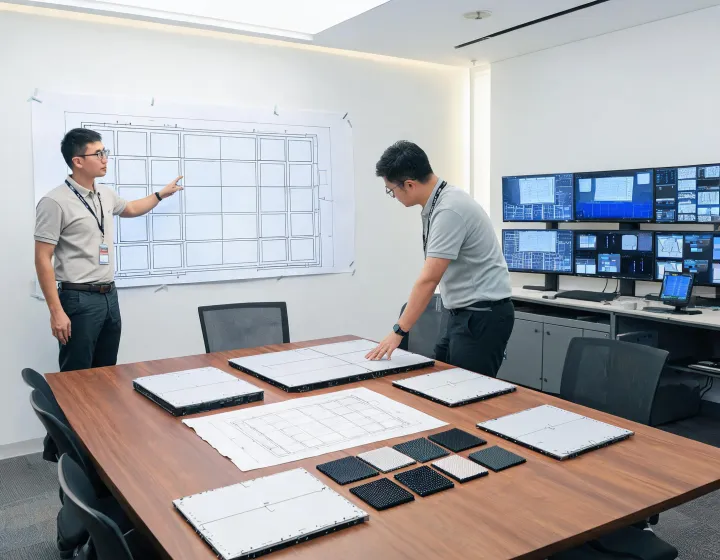 Planar LED video wall service planning session